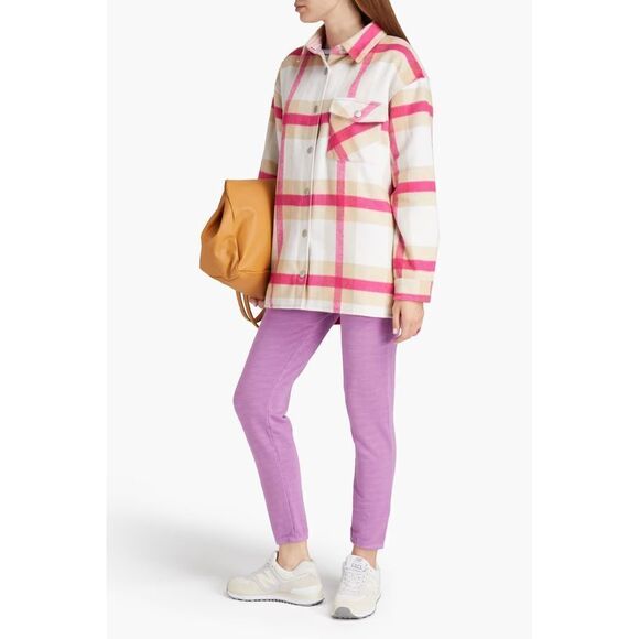 New. Monroe plaid shacket. Oversized. XS. Retails $298 - Picture 6 of 14